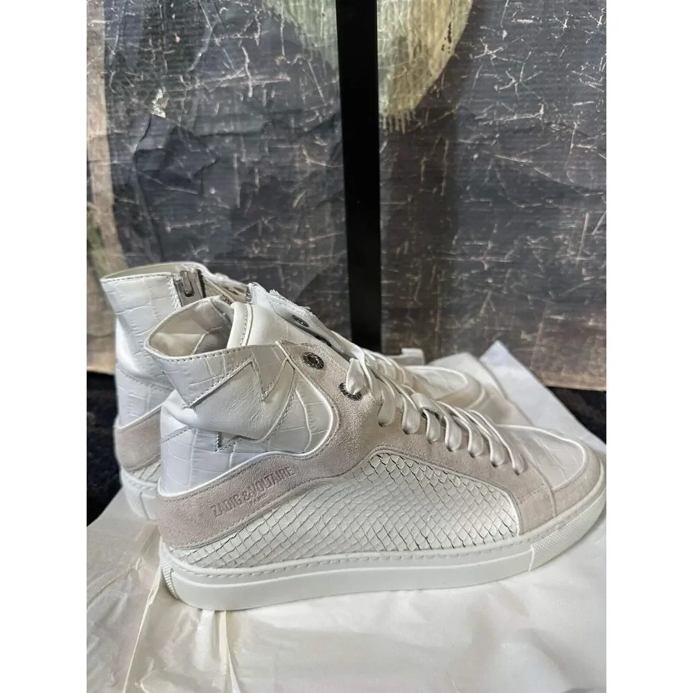 New Zadig & Voltaire High Flash Keith Sneakers Size 38